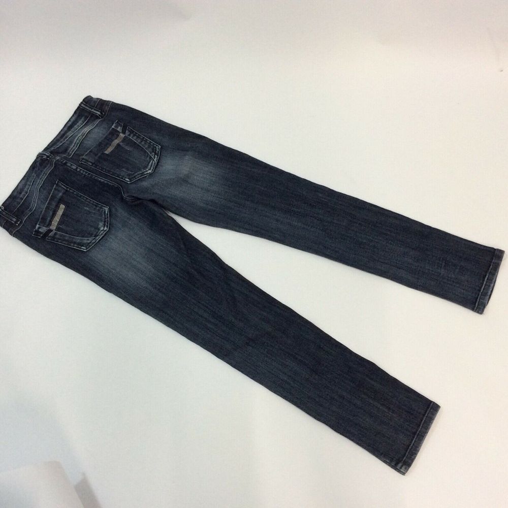 2.1 Denim Jeans Women’s Waist 28 Dark Wash Distressed